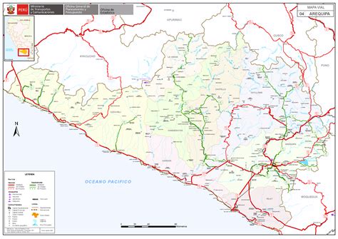 Mapa Vial De Arequipa