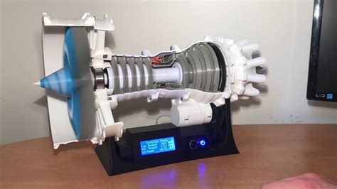 Fully Powered 3d Printed Jet Engine Youtube