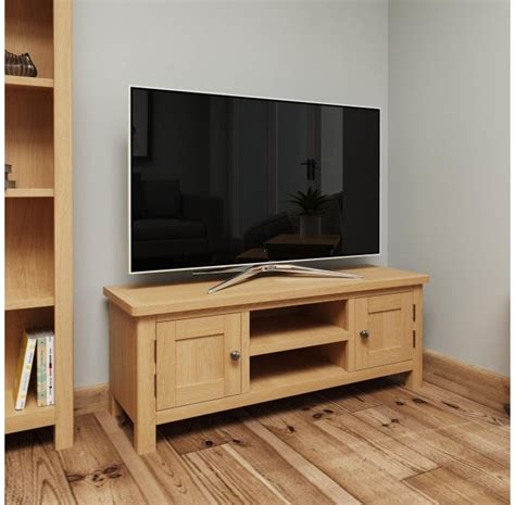 Newbarn Oak Large Tv Unit Furniture From Readers Interiors Uk
