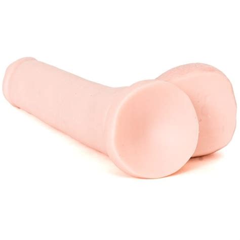 Basix 10 Dong Wsuction Cup Flesh Sex Toys At Adult Empire