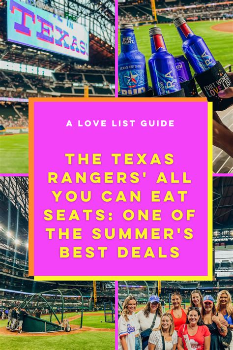 Why The Texas Rangers All You Can Eat Seats Are One Of Our Favorite Deals