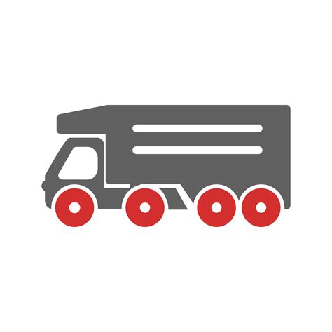 Tipper Truck Icon Design 505923 Vector Art At Vecteezy