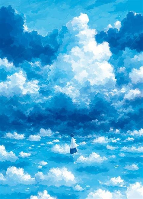 Pin By Swagger Joyce On Sky Art Sky Anime Anime Scenery Fantasy