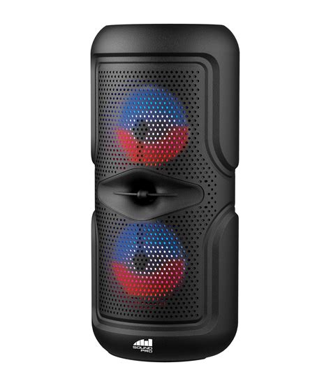 Portable Dual 4″ Wireless Party Speakers With Disco Lights Naxa