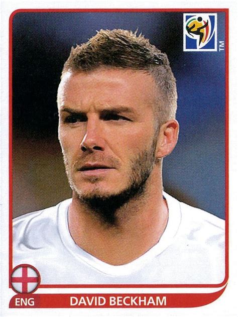David Beckham Of England 2010 World Cup Finals Card Panini Good