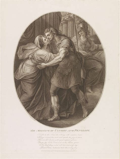 Meeting Of Odysseus And Penelope Francesco Ba