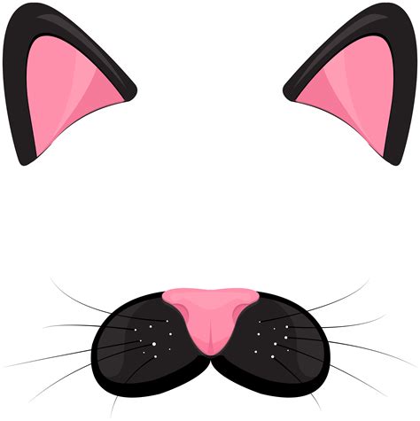 Cat Black Face Mask Png Clip Art Image Gallery Yopriceville High