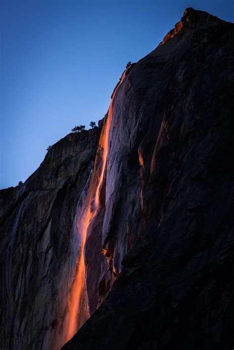 A Closer Look At Horsetail Fall In Yosemite National Park What An