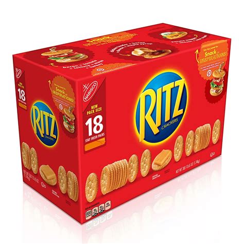 Nabisco Ritz Crackers 616 Oz 18 Pk