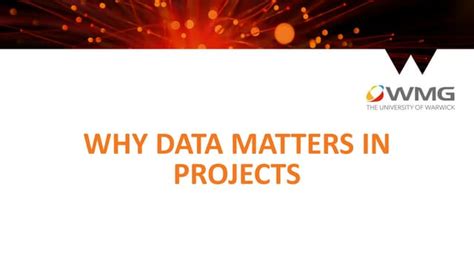 Why Data Matters Webinar Ppt