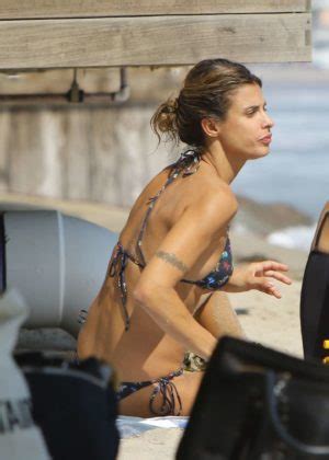 Elisabetta Canalis Bikini Candids At The Beach In Malibu Gotceleb