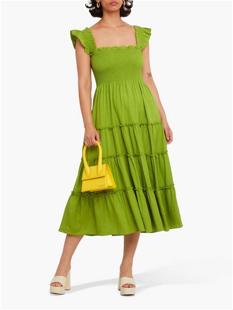 Kourt Calypso Maxi Dress In Green Lyst Uk