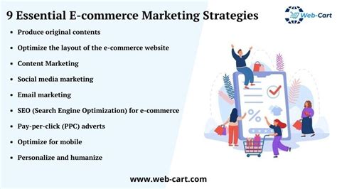 9 Essential E Commerce Marketing Strategies Web Cart