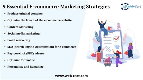 9 essential e commerce marketing strategies web cart