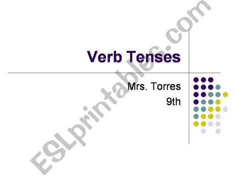 Esl English Powerpoints Verb Tenses