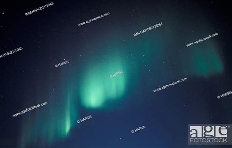 Aurora Borealis Alaska United States North America Stock Photo