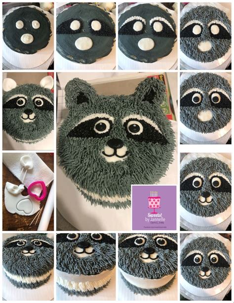 How To Raccoon Cake Tutorial Cake Tutorial Custom Cakes Cupcake Cakes