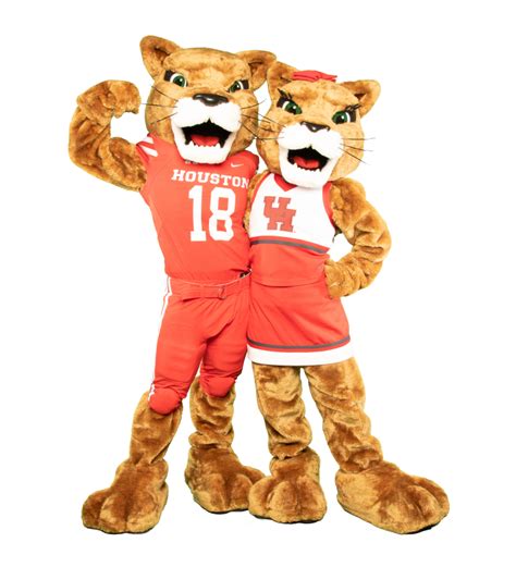 July 2019 University Of Houston Sasha And Shasta Mascots