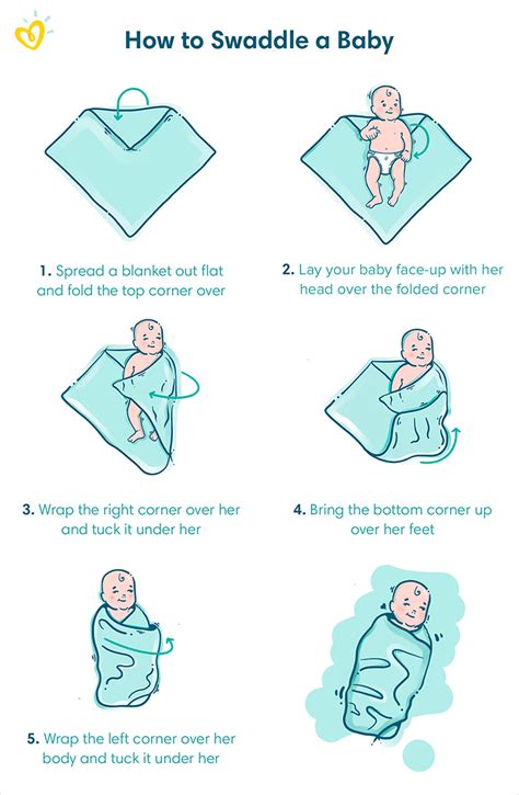 How To Swaddle Your Baby Step By Step Pampers