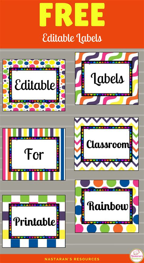 Free Editable Labels Classroom Labels Free Classroom Jobs Classroom