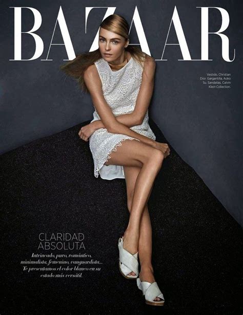 Valentina Zelyaeva Poses For Hans Neumann In Harpers Bazaar Latin