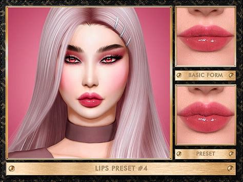 Lips Preset 4 By Julhaos At Tsr Sims 4 Updates