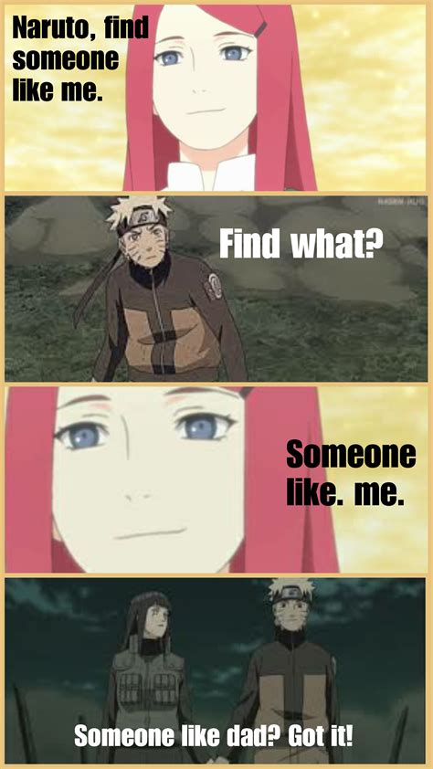 Naruhina Kushina Naruto And Sasuke Funny Funny Naruto Memes Naruto