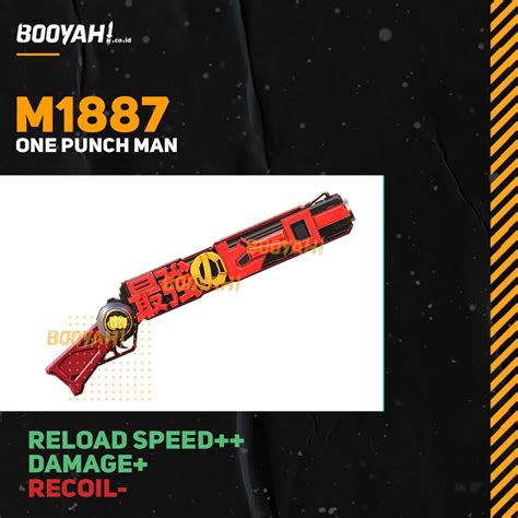 M1887 special skin from free fire x one punch man. Mengintip Statistik Gun Skin M1887 - One Punch Man Free Fire