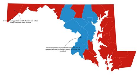 Maryland 2020 Election Results By County Map Elctio