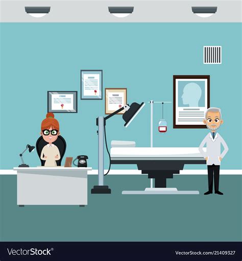 Cartoon Doctors Office Background