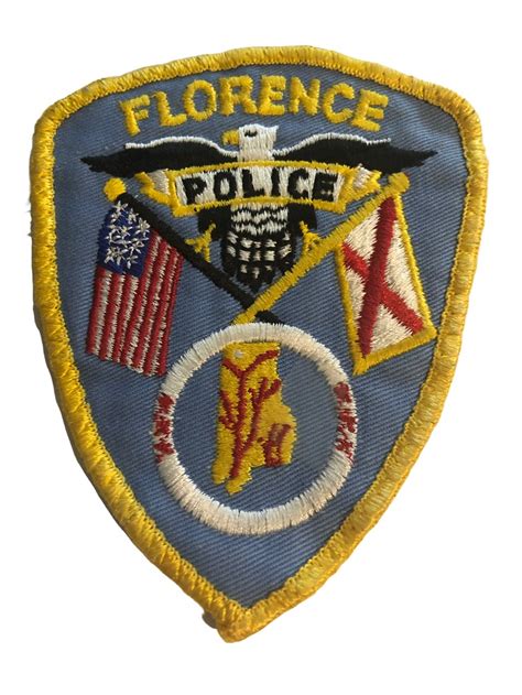 FLORENCE AL POLICE PATCH