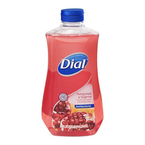 Dial Liquid Hand Soap Antibacterial Pomegranate And Tangerine With