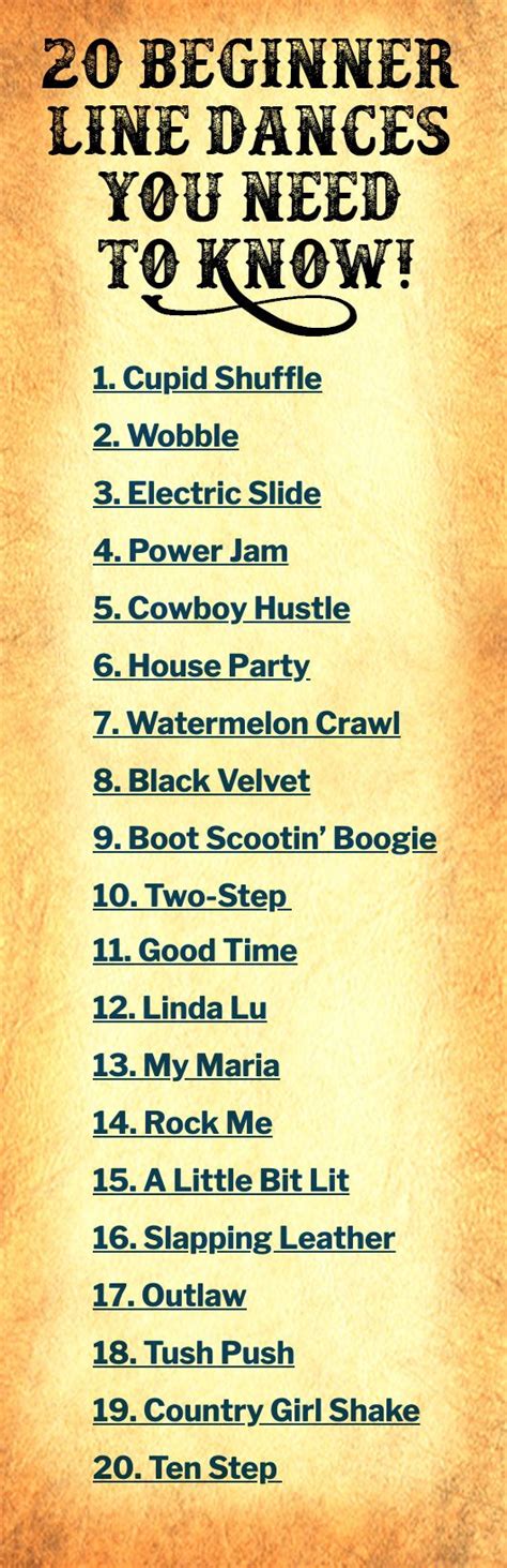 20 Beginner Line Dances You Need To Know Line Dancing Country Line