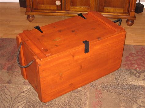 Minwax cherry 607 gel stain. Ana White | Repurposed Demolition Trunk - DIY Projects
