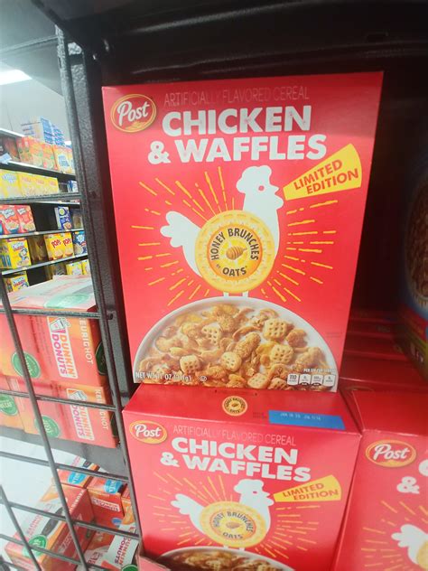 Chicken And Waffles Cereal Rmildlyinteresting