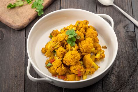 Indian Style Vegan Cauliflower And Potato Curry Aloo Gobi Recipe