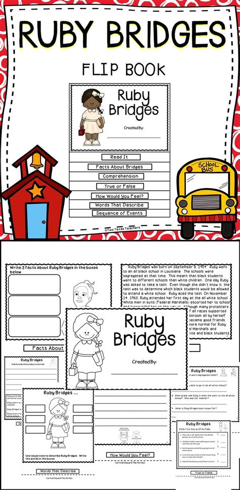 The book i reviewed is for kindergarteners going into 1st grade. Ruby Bridges | Teaching, Fun learning, Education