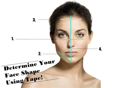 How To Determine Your Face Shape Using Tape With Images Face Shapes