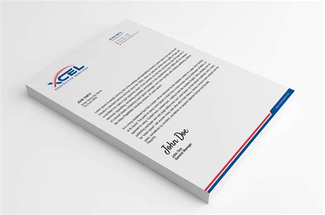 Serious Bold Letterhead Design For I Want Our Name Xcel In The Logo