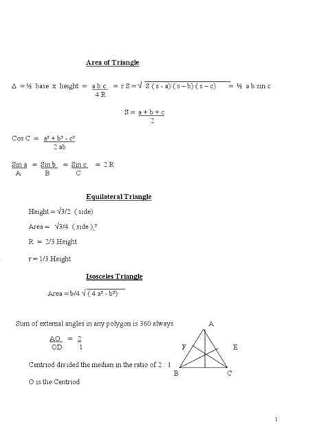 13 Gre Formula Sheet Pdf Image Math Edu