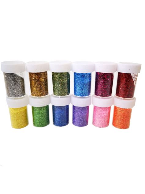 Glitter Set Of 12 Colours 13g 16g Shop Today Get It Tomorrow