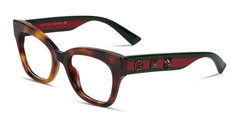 Gucci Gg0060o Prescription Eyeglasses Eyeglasses Frames For Women Tortoise Prescription