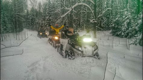 29 Winter Holiday Atv Riding In Deep Snow Youtube