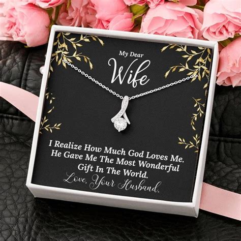 Marriage anniversary gifts ideas for husband: Thoughtful Gifts For Wife Alluring Beauty Necklace Mothers ...