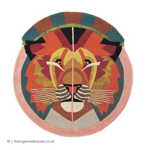 New Zodiac Leo Rug A Lion Themed Round Designer Rug From The Ted