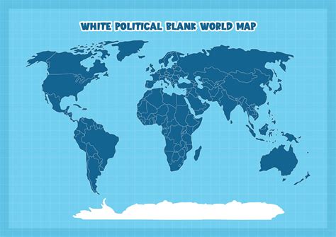 Blank World Map Without Labels World Map Outline Thin Country Borders