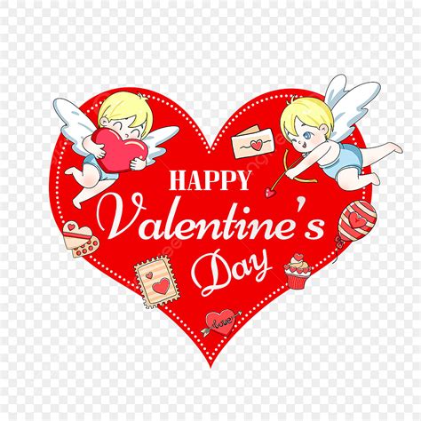 Valentine Cupid Png Picture Red Love Cupid Valentines Day Tags Angel