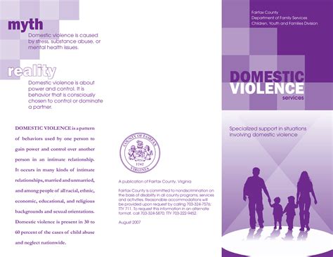 Domestic Violence Service Brochure Gratis