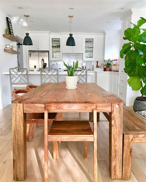 Maybe you would like to learn more about one of these? Light wood floors, darker wood table! ️ 