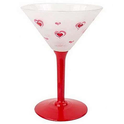 Decorative Red And Pink Hearts Martini Glass Project By Decoart